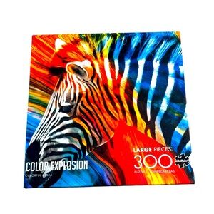 Colorful Zebra Puzzle 300 Pieces